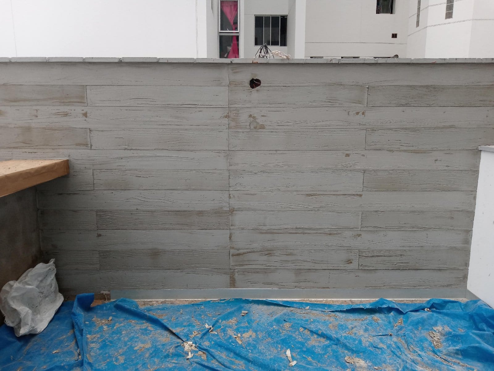Microcemento. Imitaciones de madera 1
