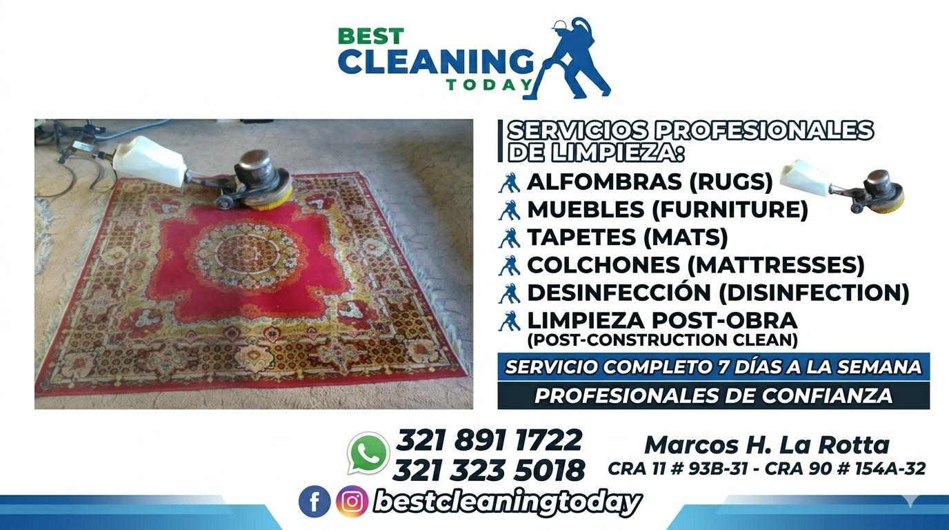 Limpieza profesional de tapetes, muebles , colchones y cortinas. 1