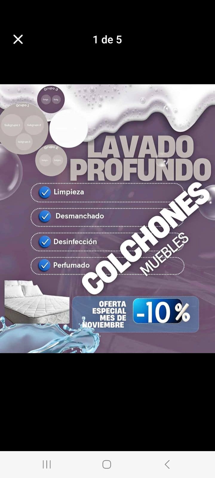 Lavado a Domicilio De Muebles Colchones Alfombras 1